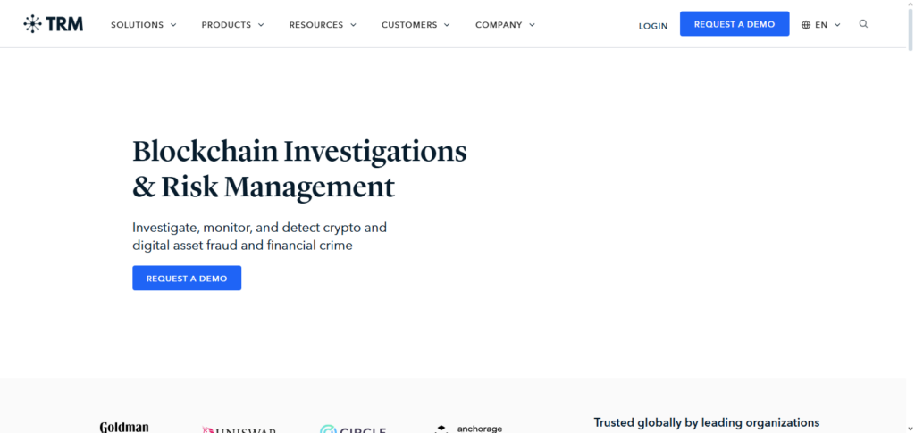 10 Best AI Risk Management Platforms for Digital Asset Firms 5 TRM Labs