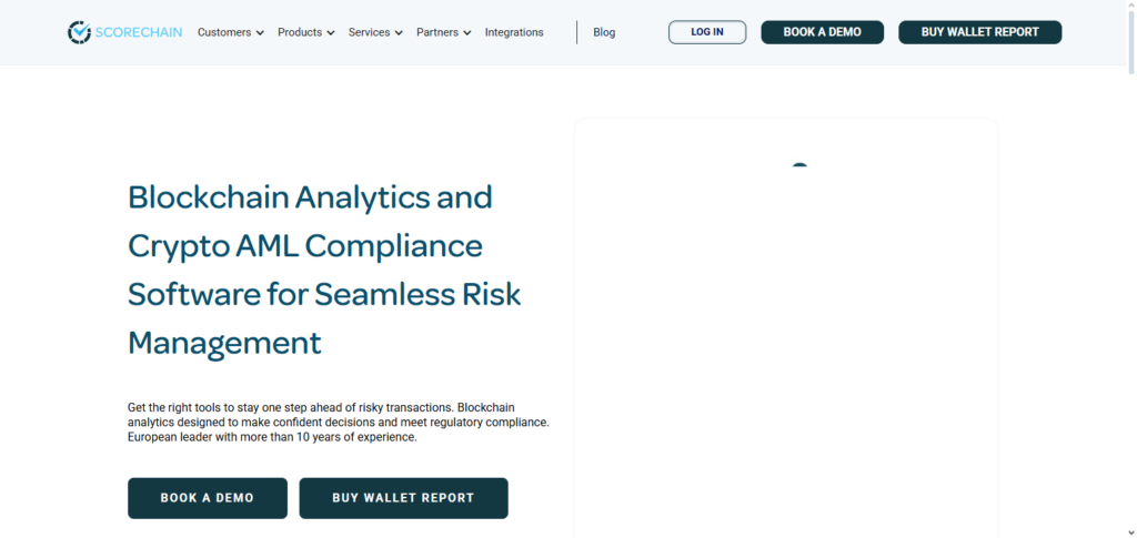 10 Best AI Risk Management Platforms for Digital Asset Firms 8 Scorechain