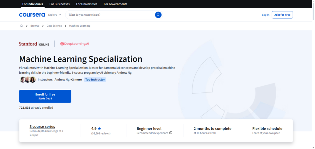 10 Best AI Courses for High-Paying Careers in 2025 3 Machine Learning