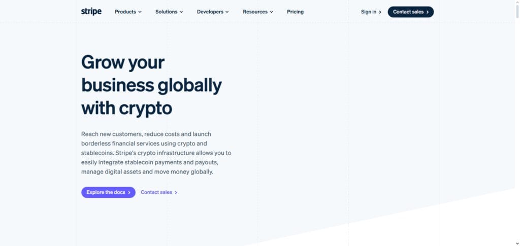 Stripe (Crypto‑enabled)