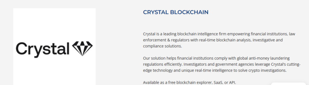 10 Best Blockchain Investigation Firms for Law & Enterprises 5 Crystal Blockchain