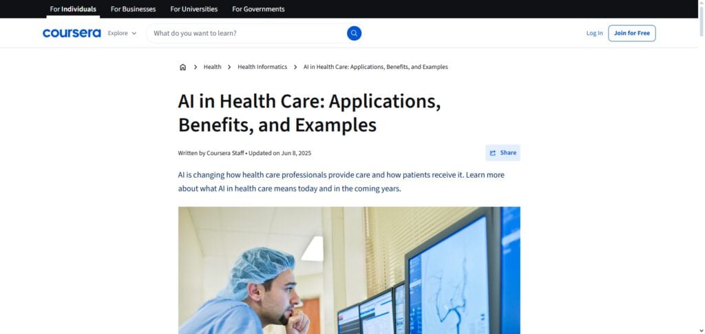 AI for Healthcare