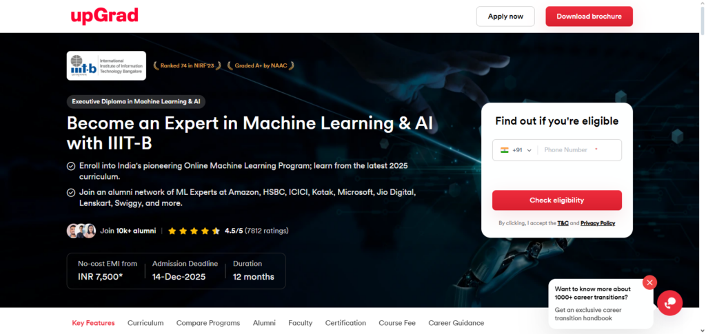 10 Best AI Courses for High-Paying Careers in 2025 6 AI & Machine Learning for