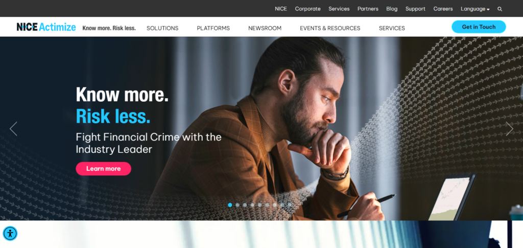 10 Best Transaction Monitoring Systems for AML Compliance 2 NICE Actimize