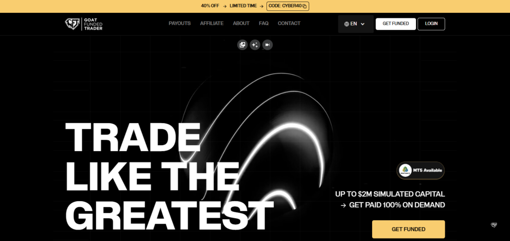 10 Best Prop Firms for Swing Traders in 2026 4 GoatFundedTrader