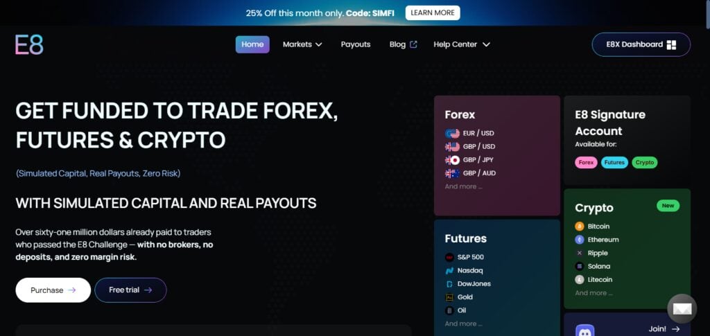 E8 Markets
