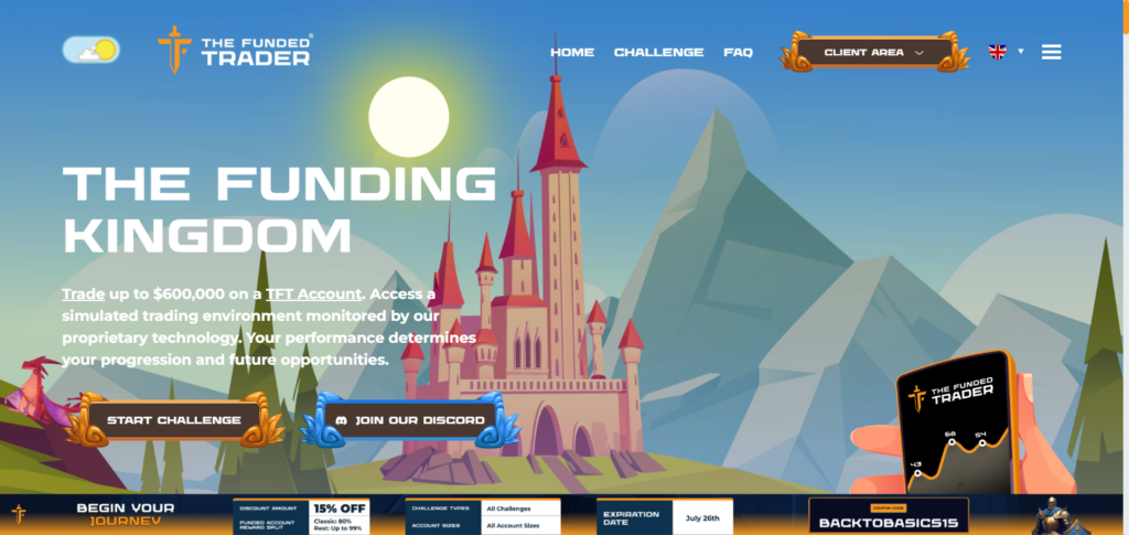 10 Best Prop Firms Without News Trading Restrictions 3 The Funded Trader – Funded Up To $1,500,000 | Profit Split Up To 90%