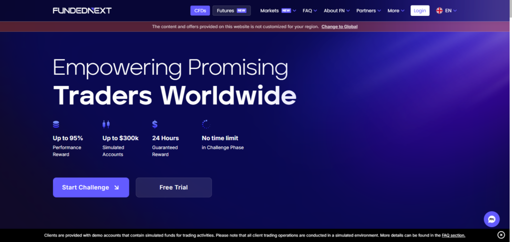 10 Best Prop Firms Providing Access to Institutional Algo Tools 3 FundedNext
