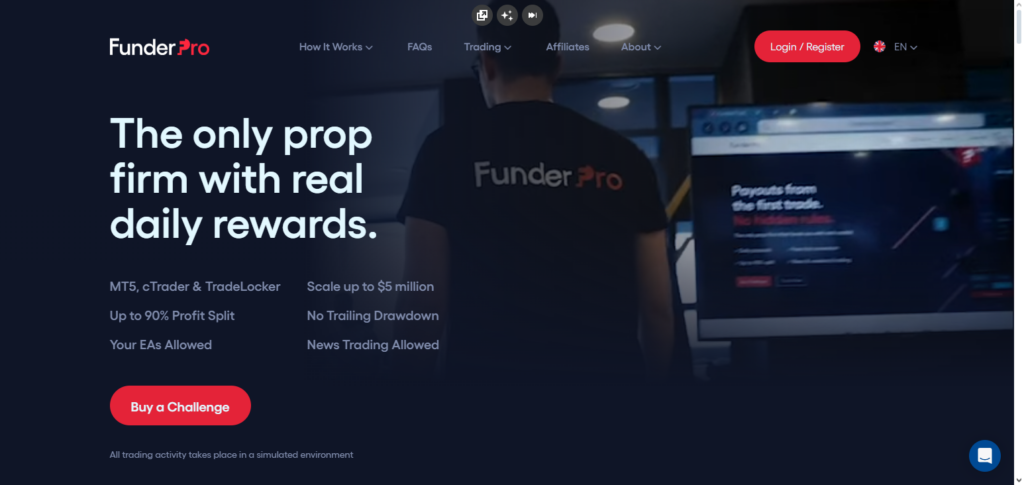 10 Best Prop Firms Providing Access to Institutional Algo Tools 4 FunderPro