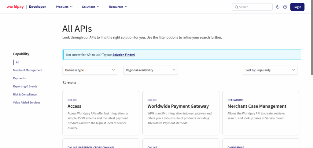 Worldpay API