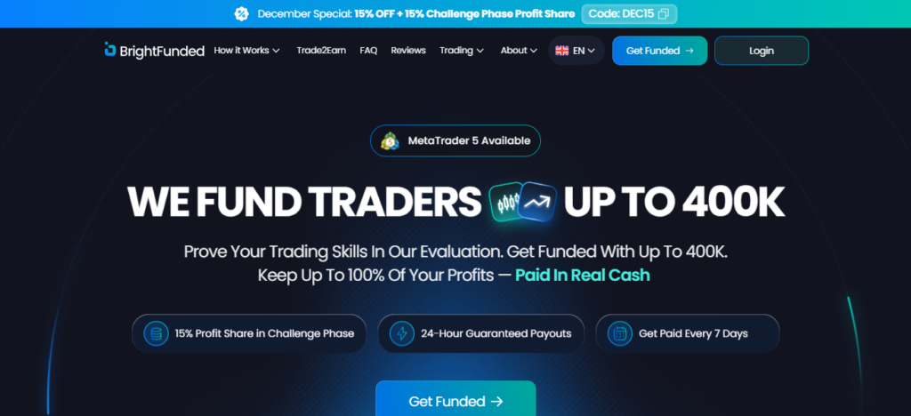 10 Best Prop Firms with Advanced Payouts for Elite Traders 11 BrightFunded