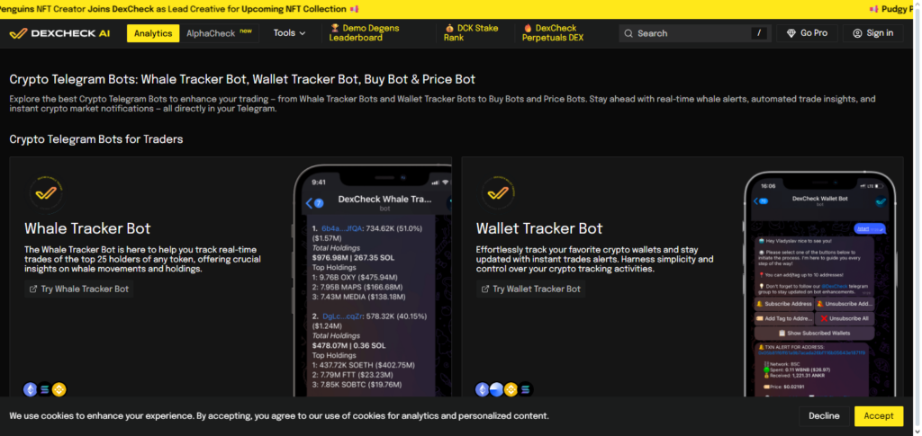 10 Best Maestro Bot Alternatives for Memecoin Trading in 2025 7 DexCheck Bot