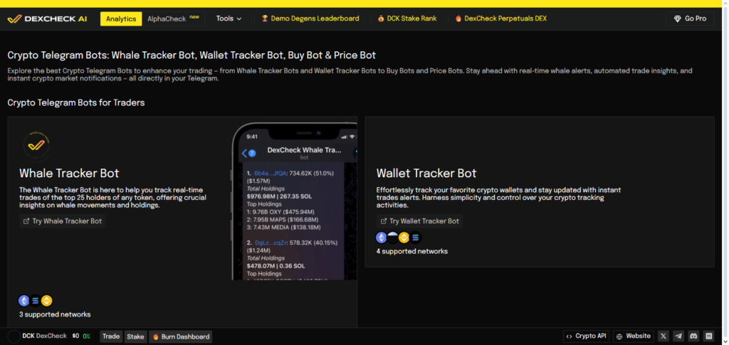 10 Best Banana Gun alternatives for sniping bots 5 DexCheck Bot