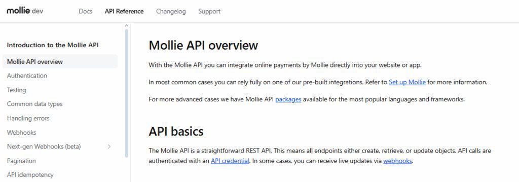 Mollie API