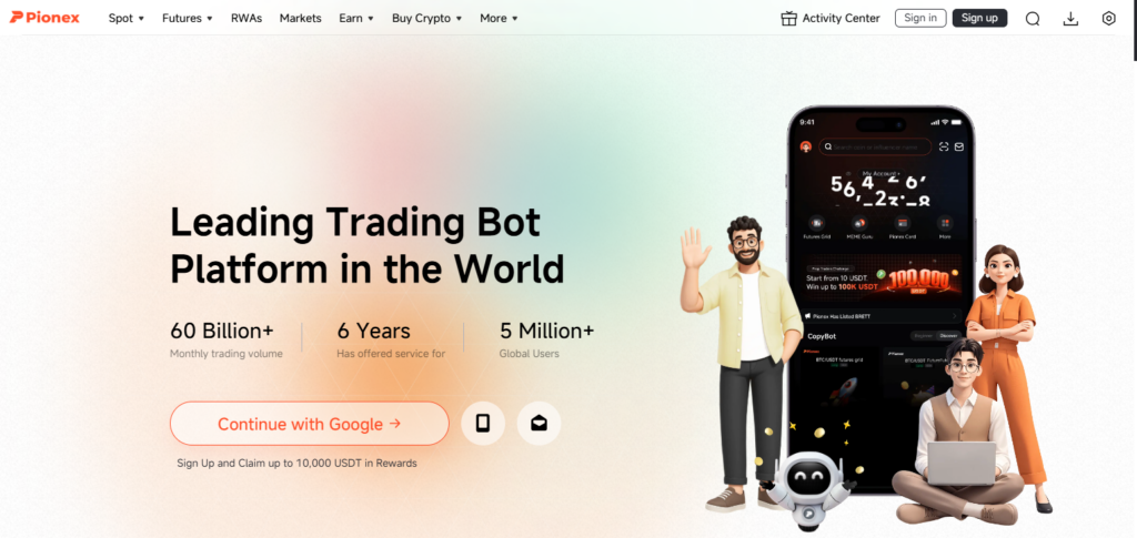10 Best Chatbot Trading Tool Alternatives for Smarter Crypto & Stock Trading 3 Pionex