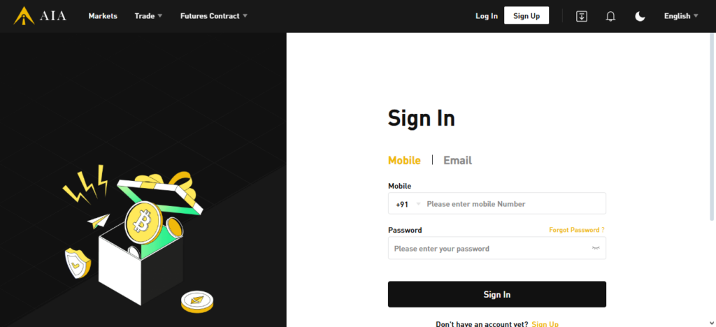AIA Exchange Review: Features, Security & Insights 3 How to Sign Up on AIA Exchange?
