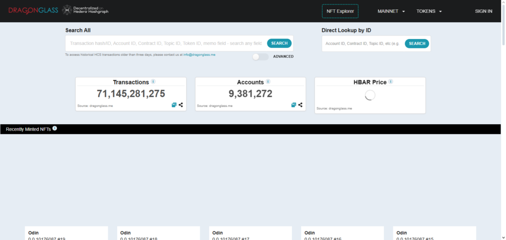 10 Best HashScan alternatives for Hedera explorers 2 DragonGlass
