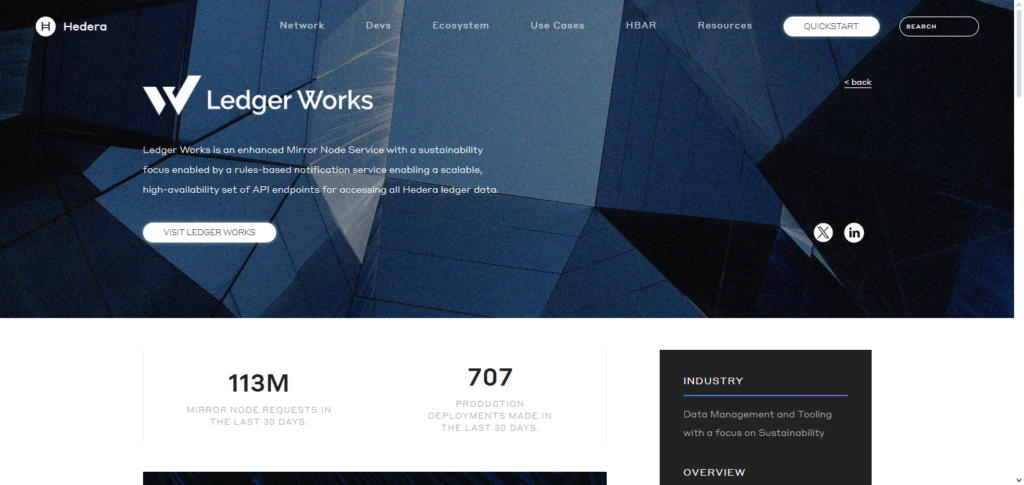 10 Best HashScan alternatives for Hedera explorers 4 LedgerWorks Explorer