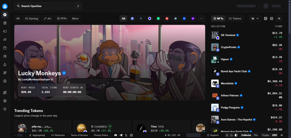 10 Best Ninjalerts alternatives for NFT tracking 6 OpenSea Tracker (via API)