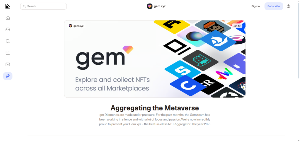 10 Best Ninjalerts alternatives for NFT tracking 8 Gem.xyz