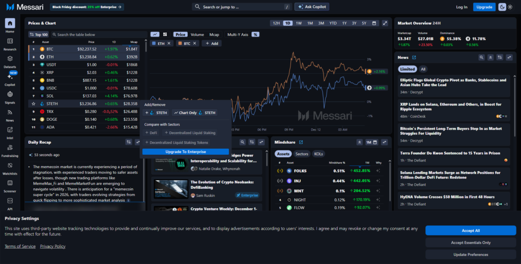 10 Best Tools to Track Real-Time Crypto On-Chain Alerts 4 Messari