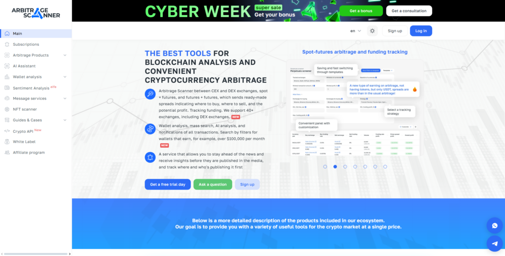 10 Best Tools to Track Real-Time Crypto On-Chain Alerts 7 ArbitrageScanner