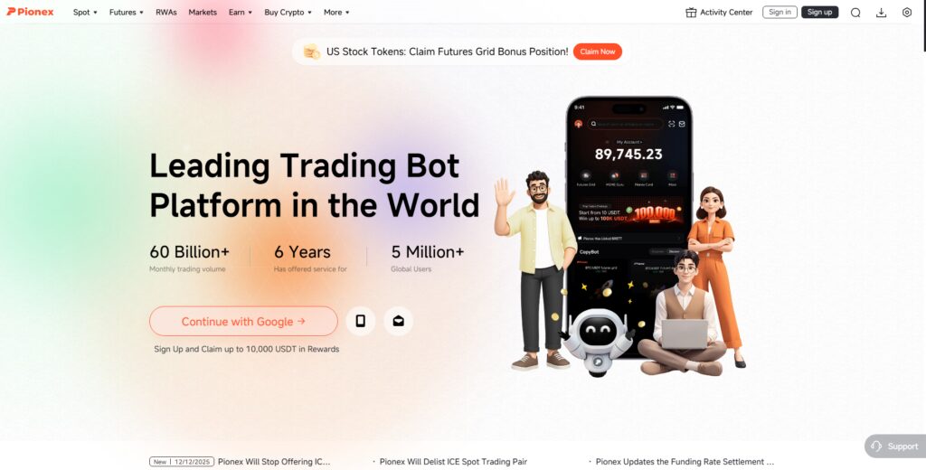 10 Best Platforms to Auto-Sell Crypto at Fixed Daily Rates 5 Pionex Auto-Sell Bot