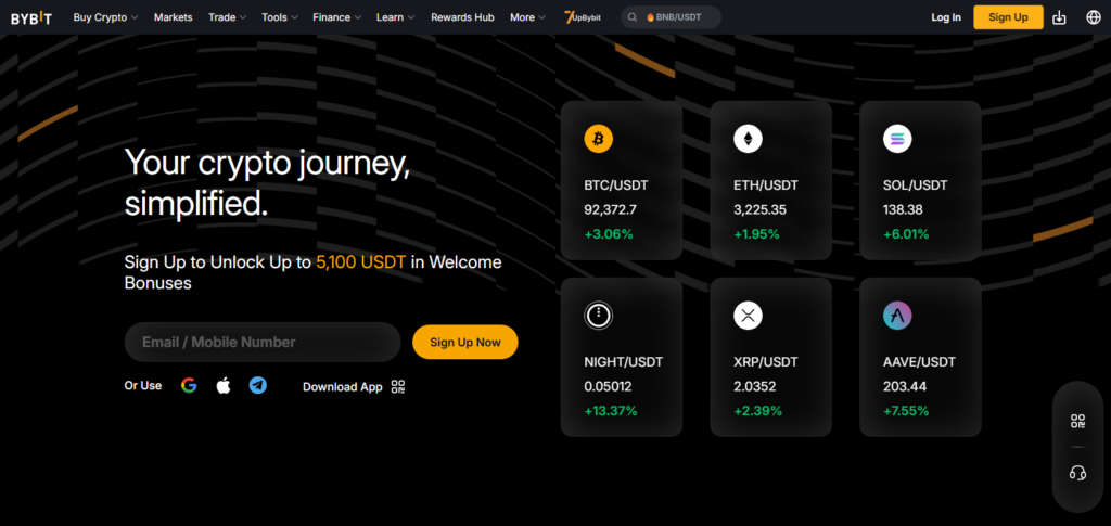 10 Best Apps to Buy Crypto with Instant Bank Verification 9 Bybit