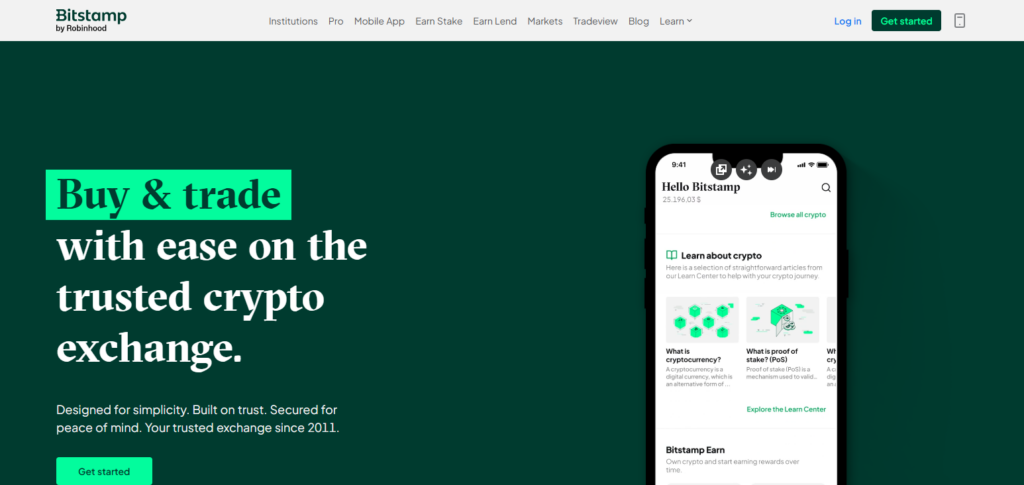 10 Best Apps to Buy Crypto with Instant Bank Verification 6 Bitstamp