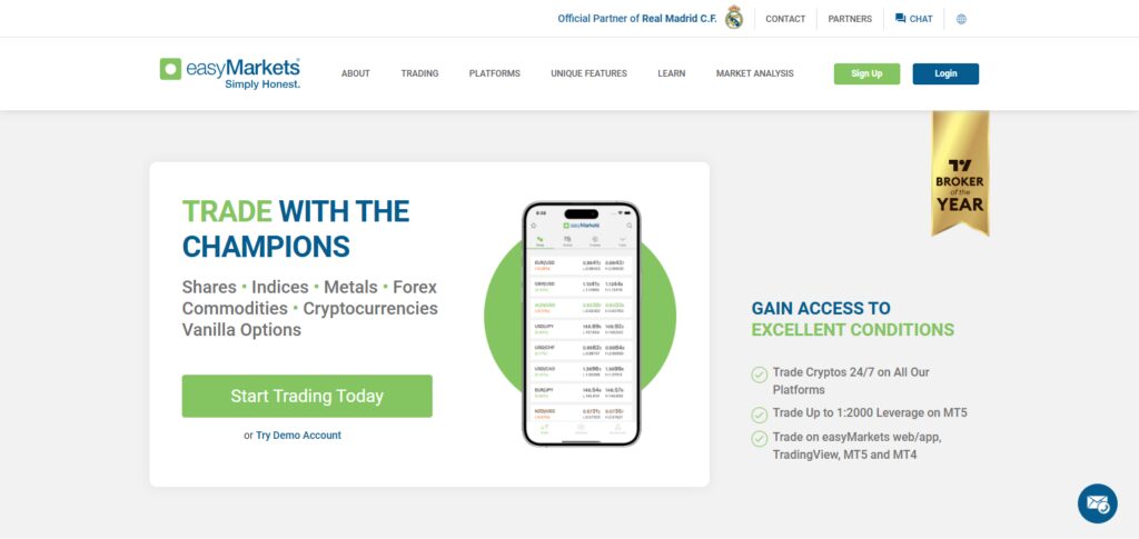 10 Best Forex Brokers With Guaranteed Stop-Loss Protection in 2026 6 easyMarkets