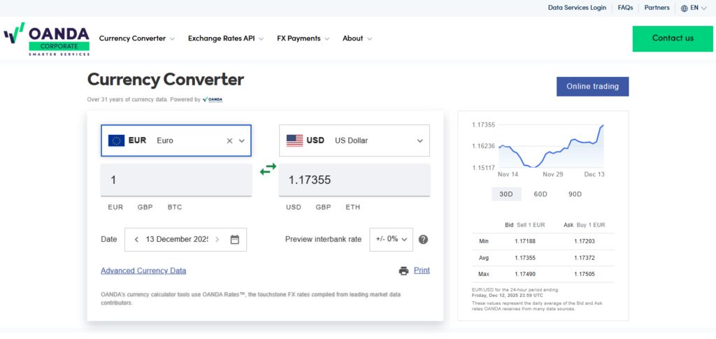 10 Best Forex Brokers for Overnight Swing Traders in 2026: Low Swap Fees, Strong Regulation & Reliable Execution 8 OANDA