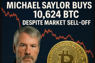 Michael Saylor Buys 10,624 BTC Despite Market Sell-Off