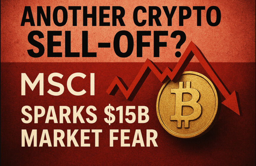 Another Crypto Sell-Off? MSCI Sparks $15B Market Fear
