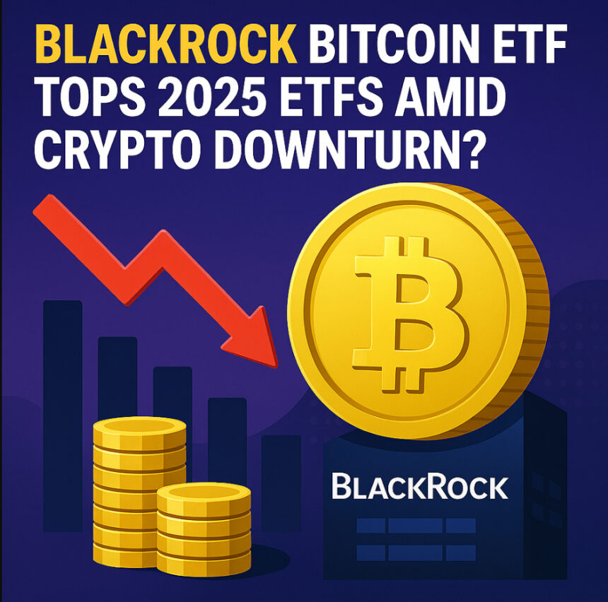 BlackRock Bitcoin ETF Tops 2025 ETFs Amid Crypto Downturn