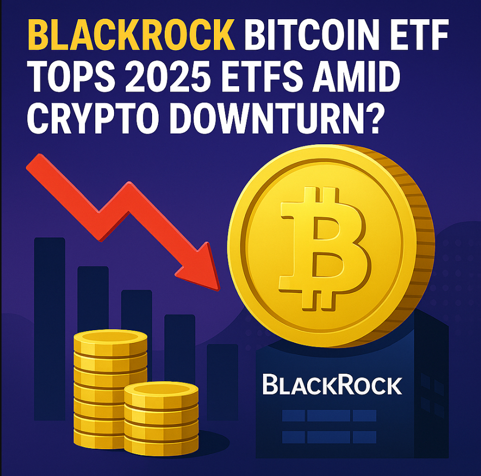 BlackRock Bitcoin ETF Tops 2025 ETFs Amid Crypto Downturn