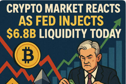 Crypto Market Reacts as Fed Injects $6.8B Liquidity Today