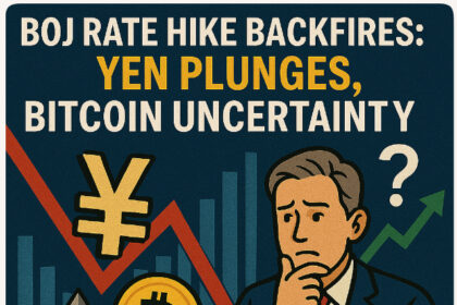 BOJ Rate Hike Backfires: Yen Plunges, Bitcoin Uncertainty