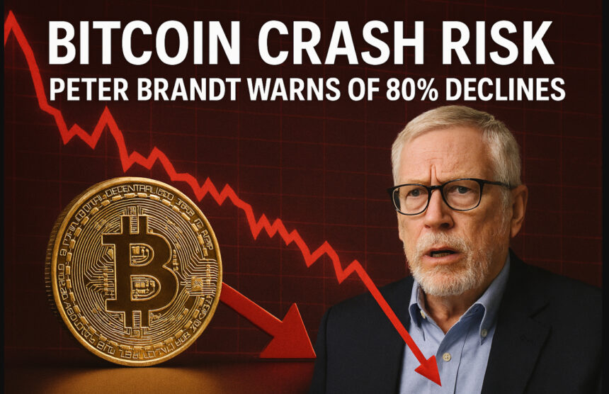 Bitcoin Crash Risk: Peter Brandt Warns of 80% Declines