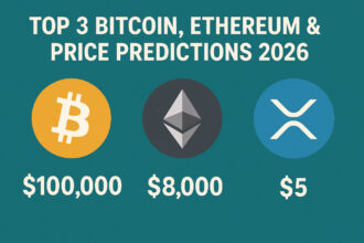 Top 3 Bitcoin, Ethereum & XRP Price Predictions 2026