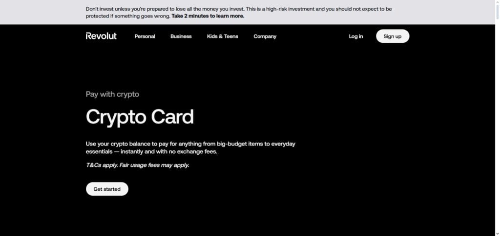 Revolut Card (Crypto)