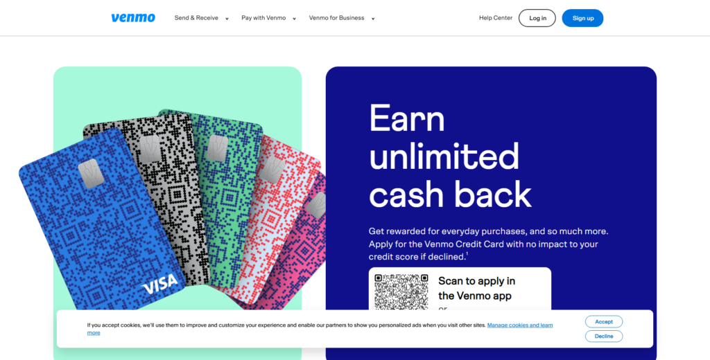 Venmo Credit Card — Crypto via Venmo with Tiered Cash Back