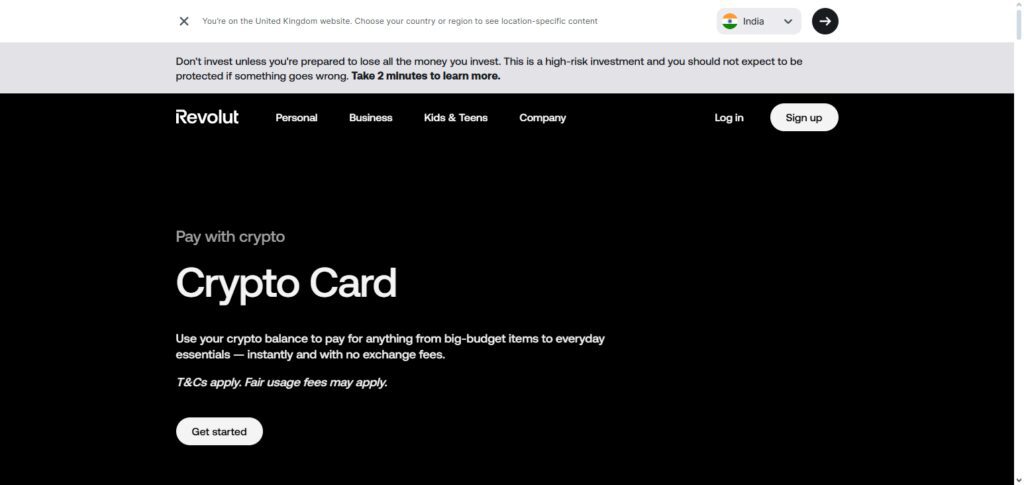 Revolut Card (Crypto)