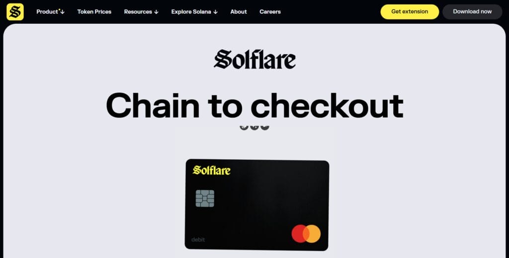 Solflare Card