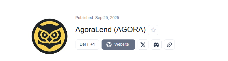 AgoraLend (AGORA)