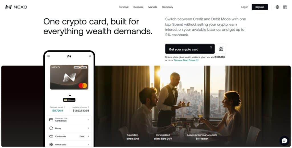 Nexo Card — SpectroCoin Card Alternative