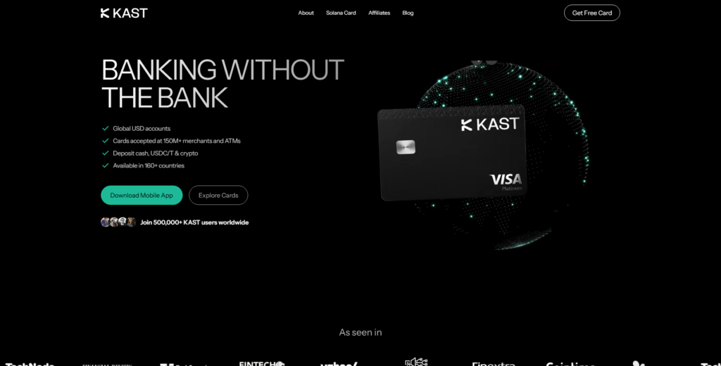 KAST Card — SpectroCoin Card Alternative