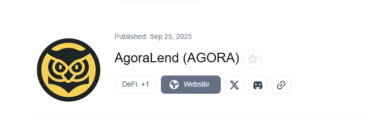 AgoraLend (AGORA)