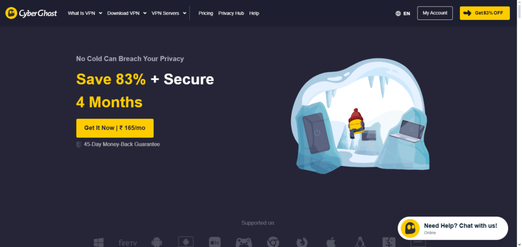 10 Best VPNs for Privacy-Focused Users in 2026 8 CyberGhost VPN