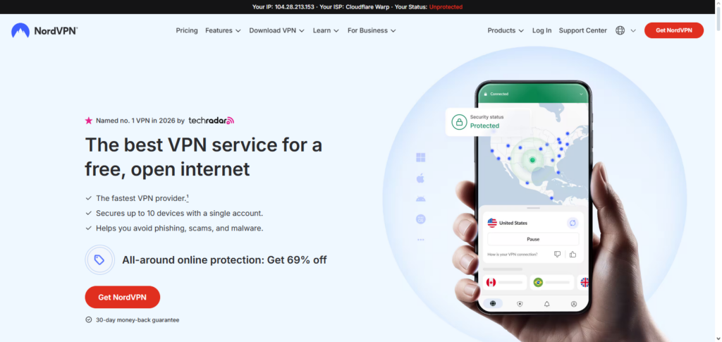 10 Best VPNs for Privacy-Focused Users in 2026 4 NordVPN