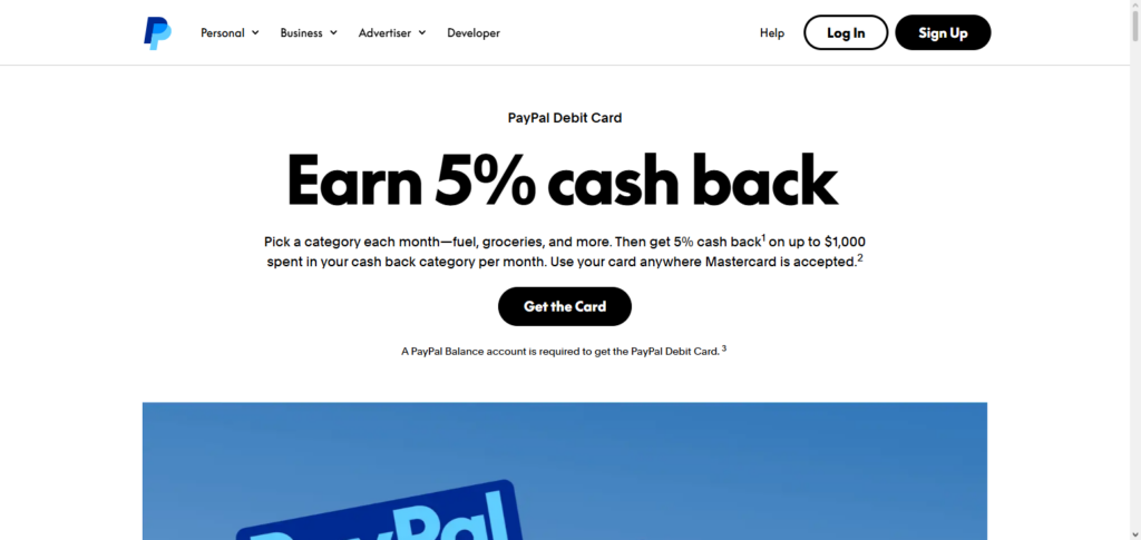 PayPal Debit Card